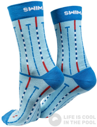 Chaussettes Swimaholic Socks Swimming Lane