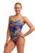 Maillots de bain femme Funkita Palm A Lot Diamond Back One Piece