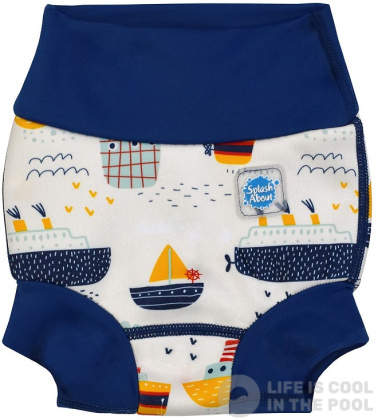 Maillots de bain bebe Splash About Happy Nappy Duo Tug Boats