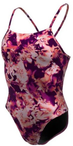 Maillots de bain femme Nike Hydrastrong Multi Print Pink Foam Maillots de bain femme Nike Hydrastrong Multi Print Pink Foam