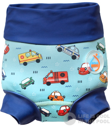 Maillots de bain pour enfants AquaKiddo Swim Nappy Cars