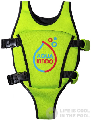 Gilet de natation enfant AquaKiddo Swim Vest Green
