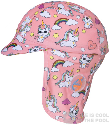 Casquette de plage pour enfants AquaKiddo Hat Unicorn