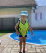 Gilet de natation enfant AquaKiddo Swim Vest Green