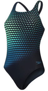 Speedo Digital Printed Medalist Black/Harlequin Green Speedo Digital Printed Medalist Black/Harlequin Green
