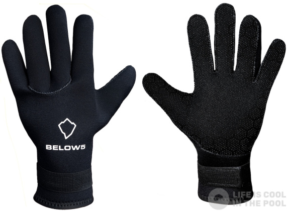 Gants en néoprène Below5 Neoprene Gloves Black
