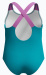 Speedo LTS Printed Crossback Girls Violet/Neon
