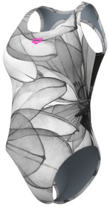 Arena Seabeb O-Back Swimsuit Black Multi Arena Seabeb O-Back Swimsuit Black Multi