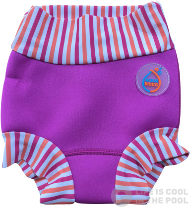 Maillots de bain pour enfants AquaKiddo Swim Nappy Neon Pink