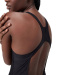 Speedo Solid Highneck One Piece Anthracite