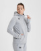 Sweatshirt pour femmes Arena Women Team Hooded Jacket Panel Medium Grey/Heather