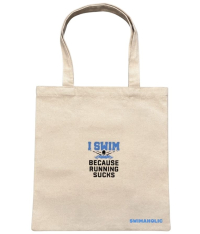 Sac en toile Swimaholic I Swim canvas tote bag