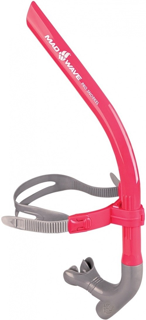 Tuba frontal Mad Wave Pro Snorkel Pink