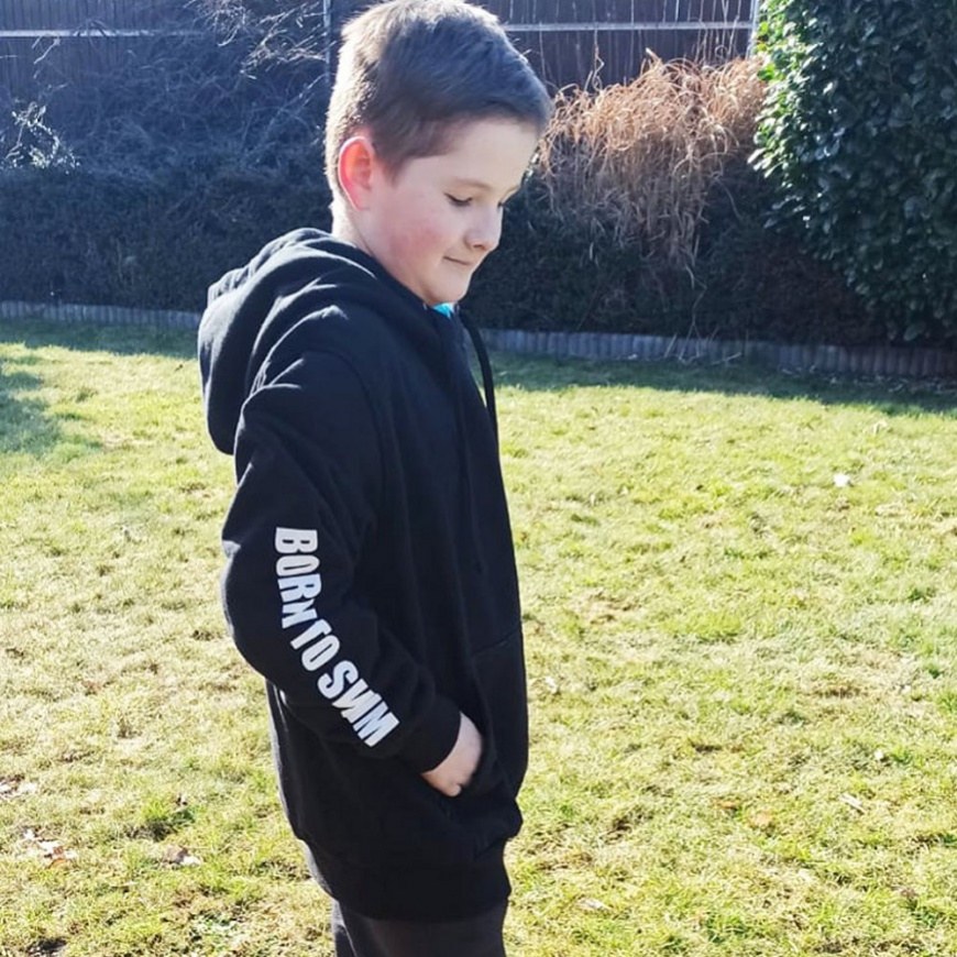 Sweats à capuche BornToSwim Sweatshirt Hoodie Black