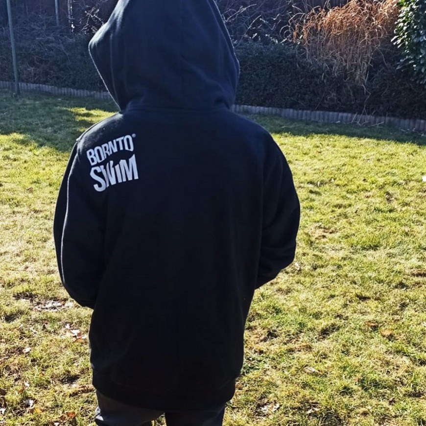 Sweats à capuche BornToSwim Sweatshirt Hoodie Black