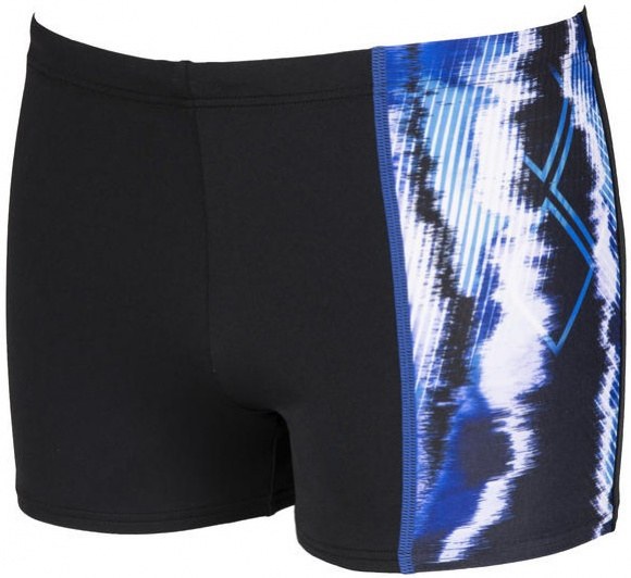 Maillots de bain homme Arena Infinite Stripe Short Black/Neon Blue/Multi