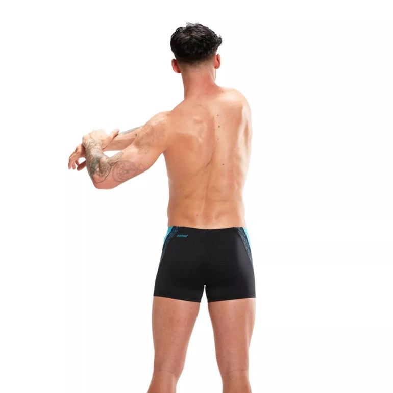 Maillots de bain homme Speedo Hyper Boom Splice Aquashort Black/Bolt