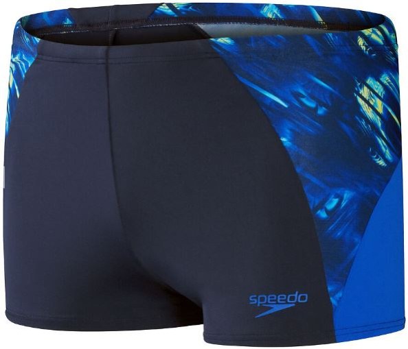 Maillots de bain homme Speedo Eco Endurance+ Splice Aquashort True Navy/Cobalt/Blue/Lemon