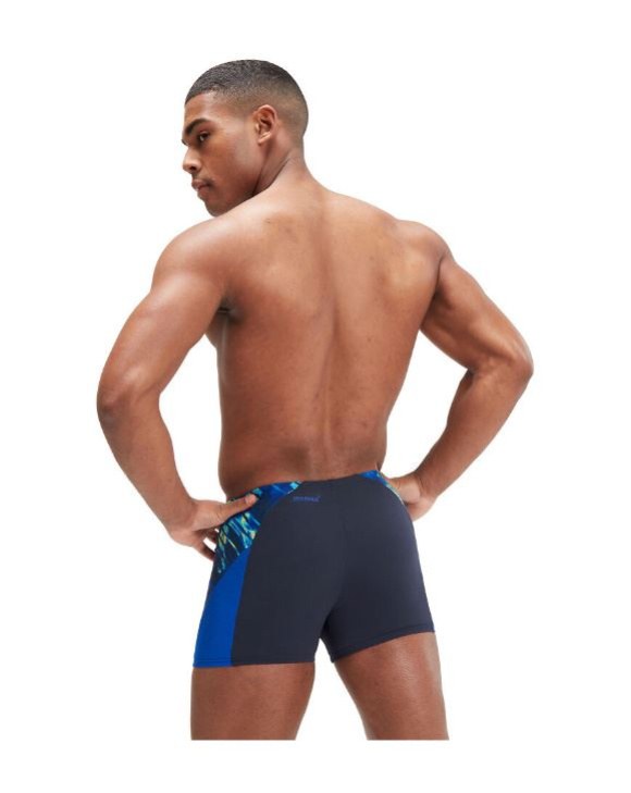 Maillots de bain homme Speedo Eco Endurance+ Splice Aquashort True Navy/Cobalt/Blue/Lemon