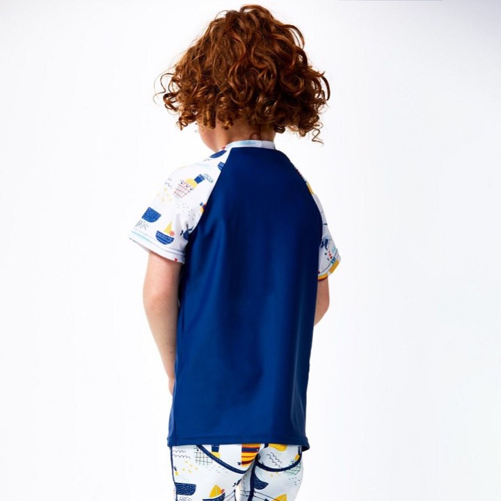 Splash About Short Sleeve Rash Top Tug Boats
