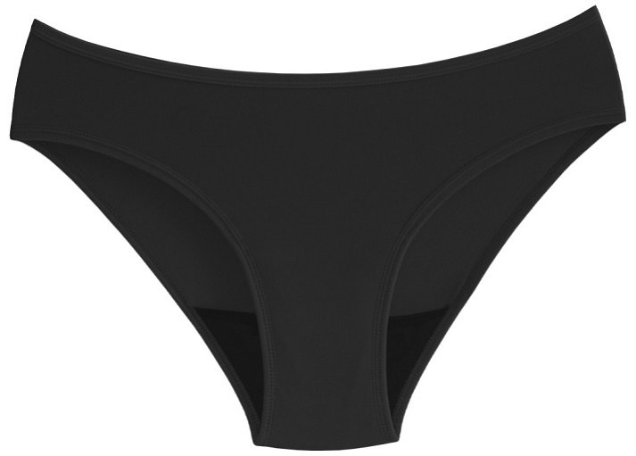 WUKA Swim Bikini Brief Light Flow Black