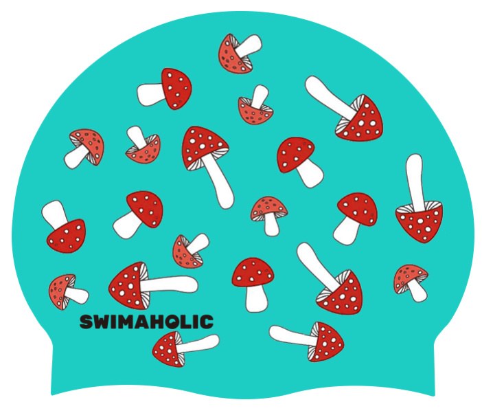 Bonnet de bain Swimaholic Mushrooms Classic Cap Junior
